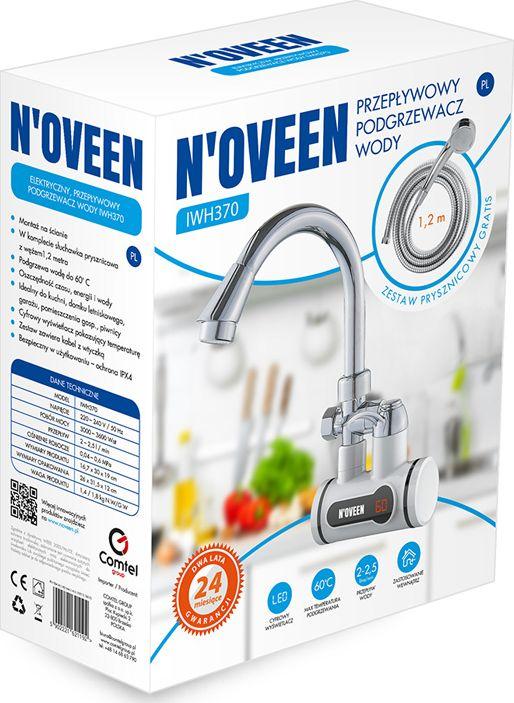 Rubinet elektrik për ngrohjen e ujit Noveen, 3.6 kW, 0.6 MPa 3