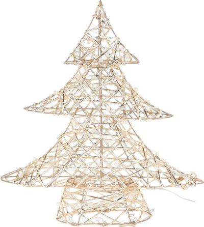 Pemë dekorative LED Koopman Tree, 40 cm, dritë e ngrohtë, ngjyrë ari