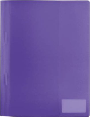 Dosje me kapëse Herma Fastener A4, set 3 copë, PP, vjollcë transparente