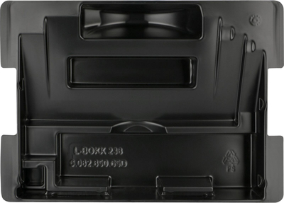 Inlay për valixhen Bosch Professional L-Boxx 238, për GKS 55+G e GKS 55+GCE, plastik, i zi