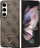 Kapak telefoni Guess për Samsung Galaxy Z Fold5, lëkurë PU, dizajn 4G me gurë të vegjël rhinestones, kafe