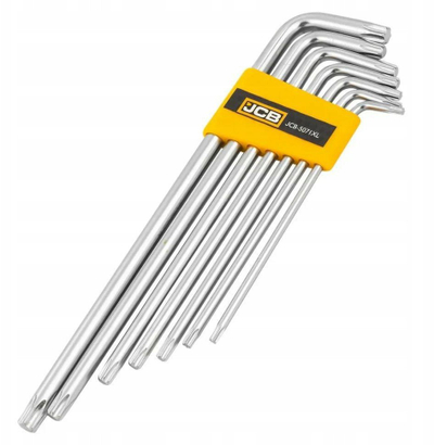 Set çelësa TORX JCB 5071XL, 7 copë, ekstra të gjatë, T10 T40