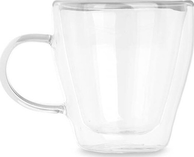 Set filxhanësh Vivalto, 6x270 ml, xham me mure të dyfishta, transparent