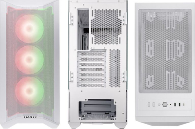 Kase kompjuteri Lian Li LANCOOL II Mesh C RGB, mid tower, ATX E ATX, e bardhë