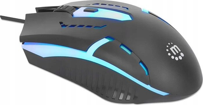 Maus gaming Manhattan 190206, 1500 DPI, USB, me drita RGB