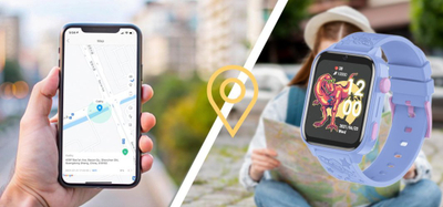 Smartwatch për fëmijë Bemi SmartWatch Play 2, 1.85", GPS LTE, blu