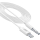 CELLULARLINE CABLE AUX JACK 3.5MM TO MFI WHITE