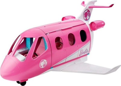 Set lodrash Barbie Dreamplane me kukull, aeroplan loje, aksesorë udhëtimi, multingjyrësh