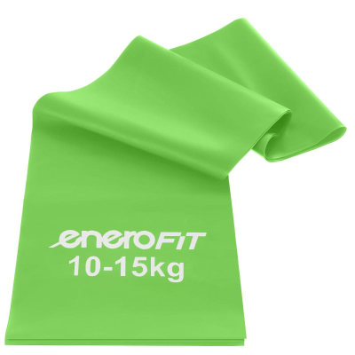 Shirit elastik fitnes Enero Fit, 2 m, 10-15 kg, jeshil