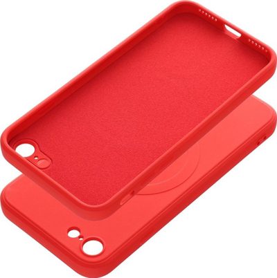 Mbulesë silikoni OEM MagSafe për iPhone 7 8 SE 2020 SE 2022, e kuqe