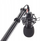 Tripod tavoline për mikrofon Mozos SB44, metal, për gaming, i zi
