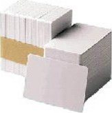 Karta PVC Zebra 30 mil, shirit magnetik me koercivitet t’modh, pako 500 copë, të bardha