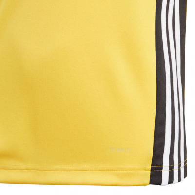 Тренинг блуза adidas Regista 18 JR, материјал climalite, со краток патент, жолта