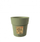 Vazo plastike Ethica Plastic Pot, 15cm, vetë ujitëse, jeshile ulliri