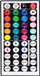 Ndriçim LED RGB për TV ATL ZD4D, 4x50cm, USB, me telekomandë