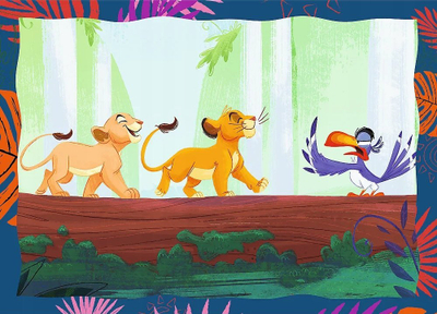 Puzzle Trefl 4 në 1 The Lion King, 70 copë