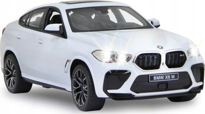 Makine me telekomandë Jamara BMW X6 M Deluxe Cars 1:14, 2.4 GHz, me drita LED, e bardhë