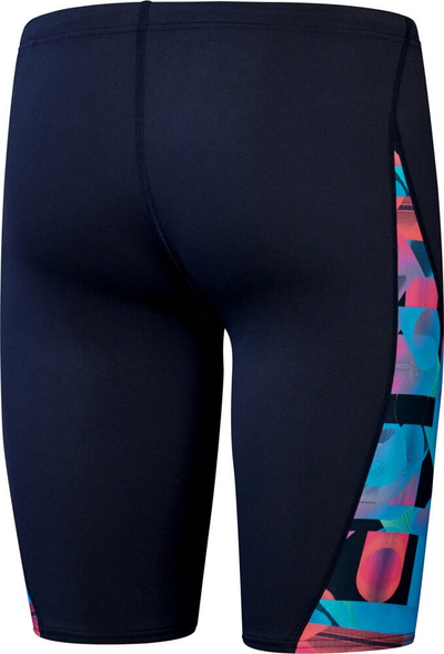Jammer Noti Speedo Men's Club Training Allover Digi V Cut, Endurance+, темно сина и црвена