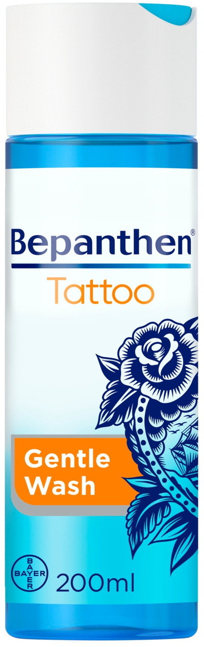 Гел за миење за тетоважи Bepanthen Tattoo, 200 ml