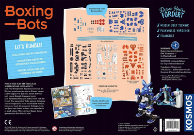 Set eksperimental Kosmos Boxing Bots, robotë boksierë hidraulikë, për fëmijë 10 14 vjeç, shumëngjyrësh