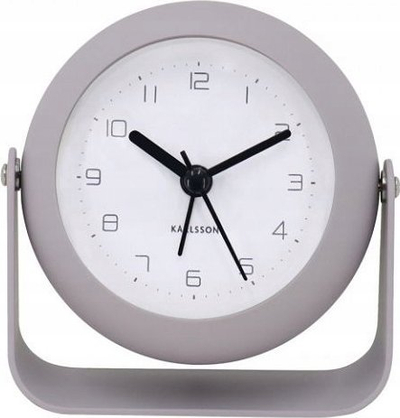 Orë alarmi Karlsson Classic Bunky, gri e ftohtë