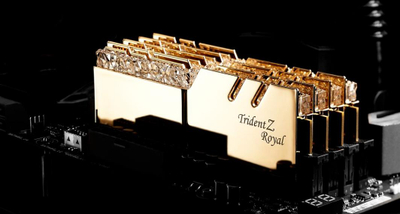 Memorie G.Skill Trident Z Royal, DDR4, 64 GB, 3600 MHz, CL14, F4-3600C14Q-64GTRG