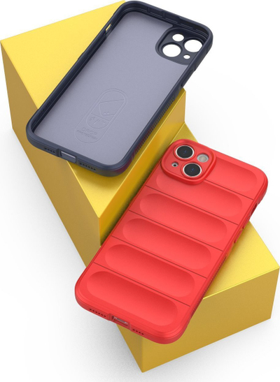 Mbrojtëse telefoni Hurtel Magic Shield për iPhone 14 Plus, fleksibile, tip armored, e kuqe