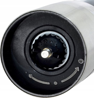 Grirës për erëza Orion DUO 2 në 1, manual, çelik inox dhe plastikë, argjendtë