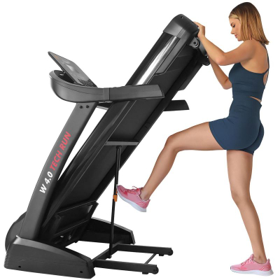 Shirit vrapimi elektrik Eb Fit Techrun W4.0, 20 km/h, mban peshë deri 150 kg, i zi