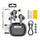 Kufje wireless EarFun Air2 TWS, me këllëf karikues, touch control, të zeza