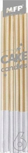 Qirinj dekorativ me ngjyrë ari, 14 cm, set me 6 copë, ngjyrë gold