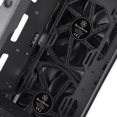 Kasë kompjuteri SilverStone SETA A1, RGB, TG, e hirtë / zezë