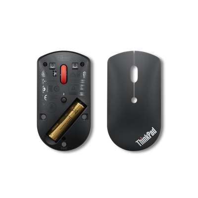 Maus Lenovo ThinkPad Silent Mouse 4Y50X88822, pa zë, Bluetooth, i zi