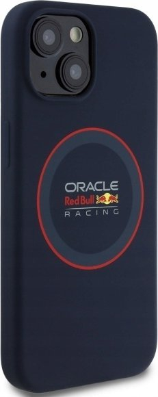 Mbulesë telefoni Red Bull për iPhone 14 6.1", silikon MagSafe, blu navy