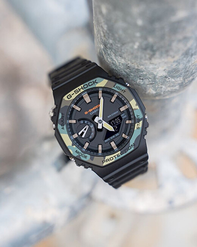 Orë për meshkuj Casio GA-2100SU-1AER (619), e zezë