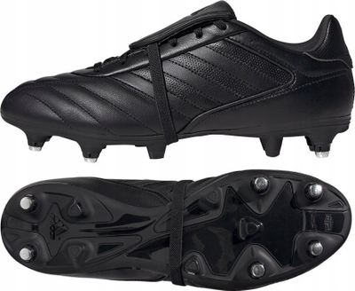 Këpucë futbolli Adidas Copa Gloro II SG IH7618, me vida, lëkurë, të zeza