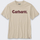 Bluzë Carhartt Logo Graphic, pambuk poliester, madhësia M, bezhë me të kuqe të errët