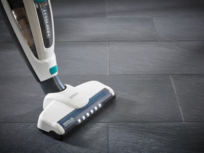 Fshesë me korrent Leifheit Regulus PowerVac 2 në 1, pa kabllo, pa qese, e bardhë