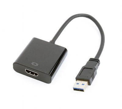 Përshtatës Gembird, USB në HDMI, i zi