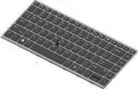 Tastierë laptopi HP EliteBook 840 G5 L14377-A41, me ndriçim, shpërndarje belge, e zezë