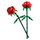 Set LEGO Exclusive Roses 40460, dekor lulesh, 26 cm, të kuqe