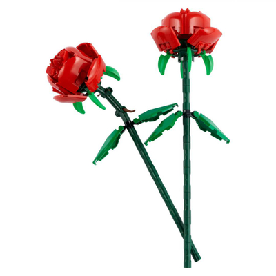 Set LEGO Exclusive Roses 40460, dekor lulesh, 26 cm, të kuqe