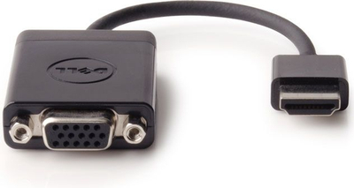Përshtatës Dell HDMI në D-Sub (VGA) AV, i zi