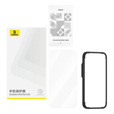 Xham mbrojtës Baseus Superior HD Privacy për iPhone 11 Pro X XS, tempered glass, me set pastrimi, transparent