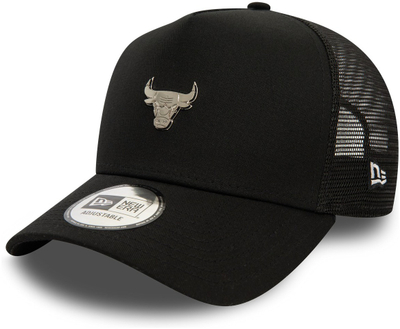 Kape trucker New Era Chicago Bulls 9FORTY E Frame, e rregullueshme, unisex, e zezë