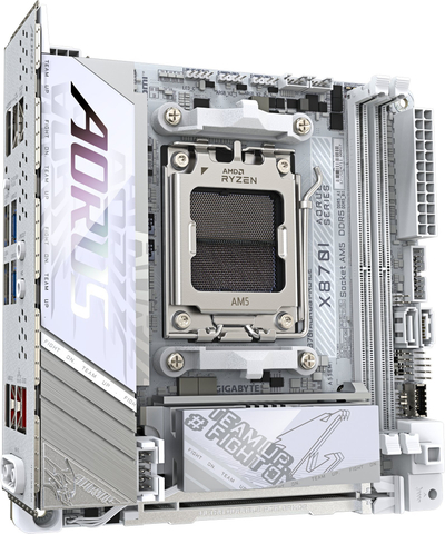 Pllakë amë Gigabyte X870I Aorus Pro Ice, Mini ITX, DDR5, e bardhë
