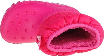 Çizme bore Crocs Classic Neo Puff Boot Toddler Jr 207683-6X0, për fëmijë, rozë