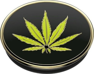 Mbajtëse telefoni PopSockets PopGrip Enamel Pot Luck, me ngjitje, e zezë