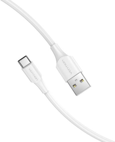 Kabllo USB në USB-C Vention, 1.5 m, 3A, e bardhë