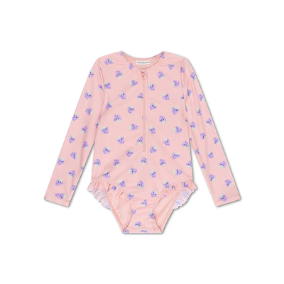 Swimsuit | Blackberry | për vajza me mëngë të gjata 86/92